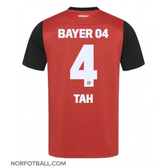 Billige Fotballdrakt Bayer Leverkusen Jonathan Tah #4 Replika Hjemmedrakt 2024-25 Kortermet